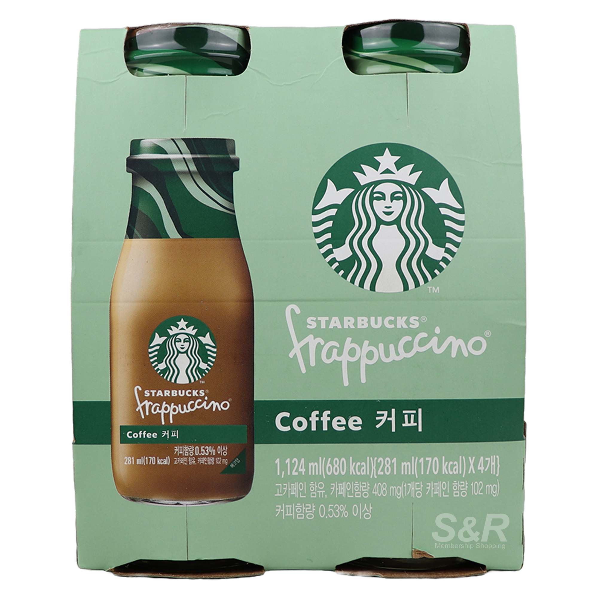 Starbucks Frappuccino Coffee 4x281mL Starbucks Frappuccino Coffee 4x281mL